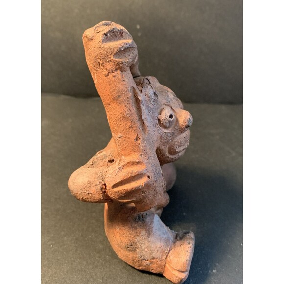 Rare Dios Fuerz El Frutal Alm Stone/Clay Art Pottery Cave Man Sculpture - Picture 4 of 4